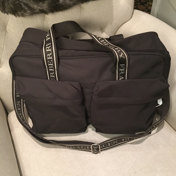 burberry fragrance duffle bag